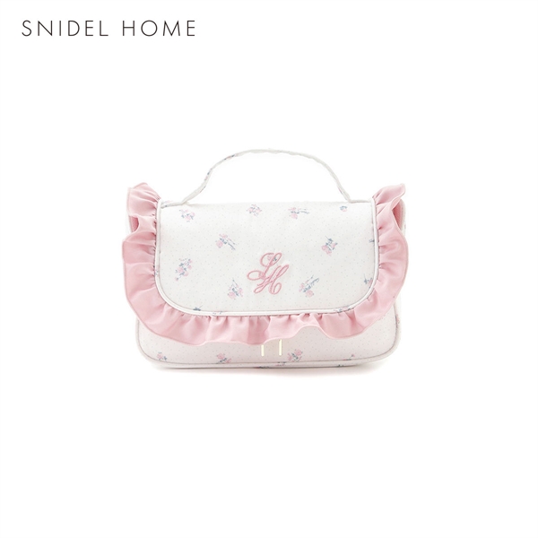 スナイデルホーム サテンフリルポーチ SNIDEL HOME