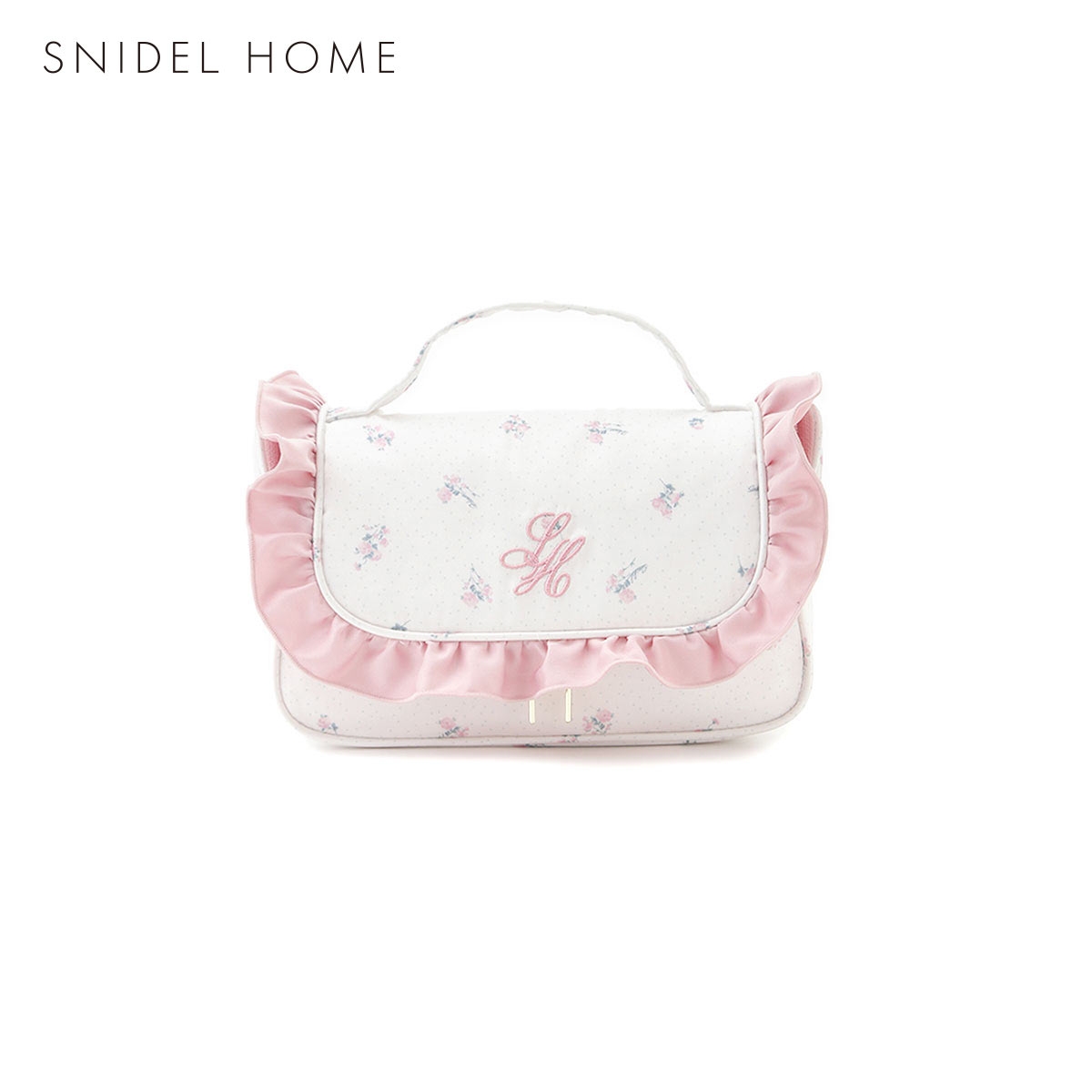 スナイデルホーム サテンフリルポーチ SNIDEL HOME(PI-ピンク-Free)