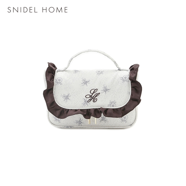 スナイデルホーム サテンフリルポーチ SNIDEL HOME