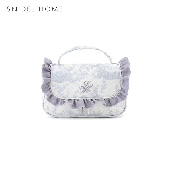 スナイデルホーム サテンフリルポーチ SNIDEL HOME