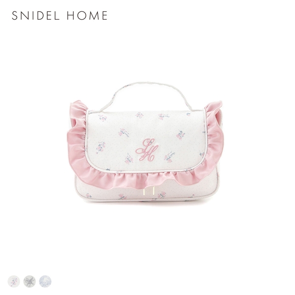 スナイデルホーム サテンフリルポーチ SNIDEL HOME