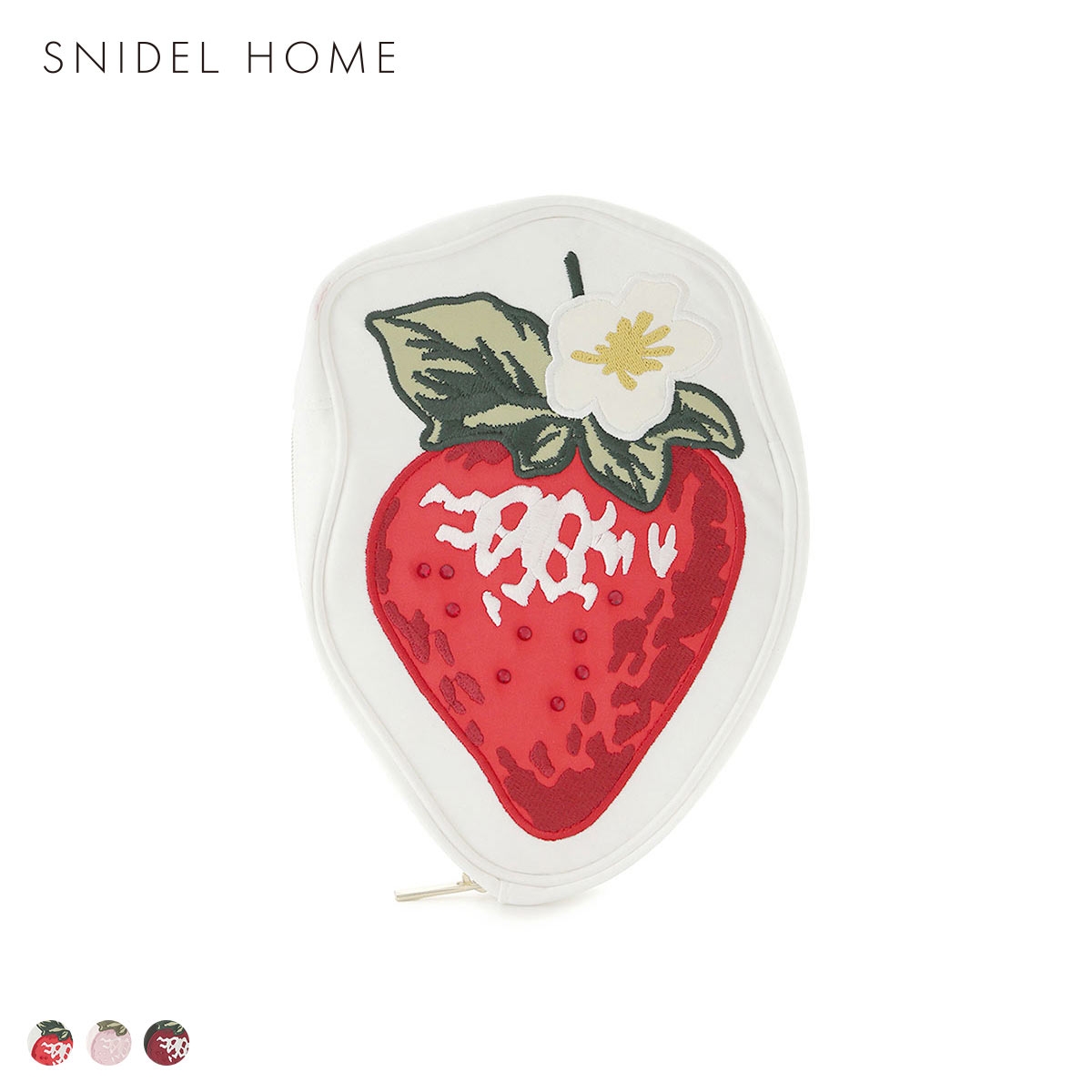 スナイデルホーム ストロベリーポーチ SNIDEL HOME(IV-アイボリー-Free)