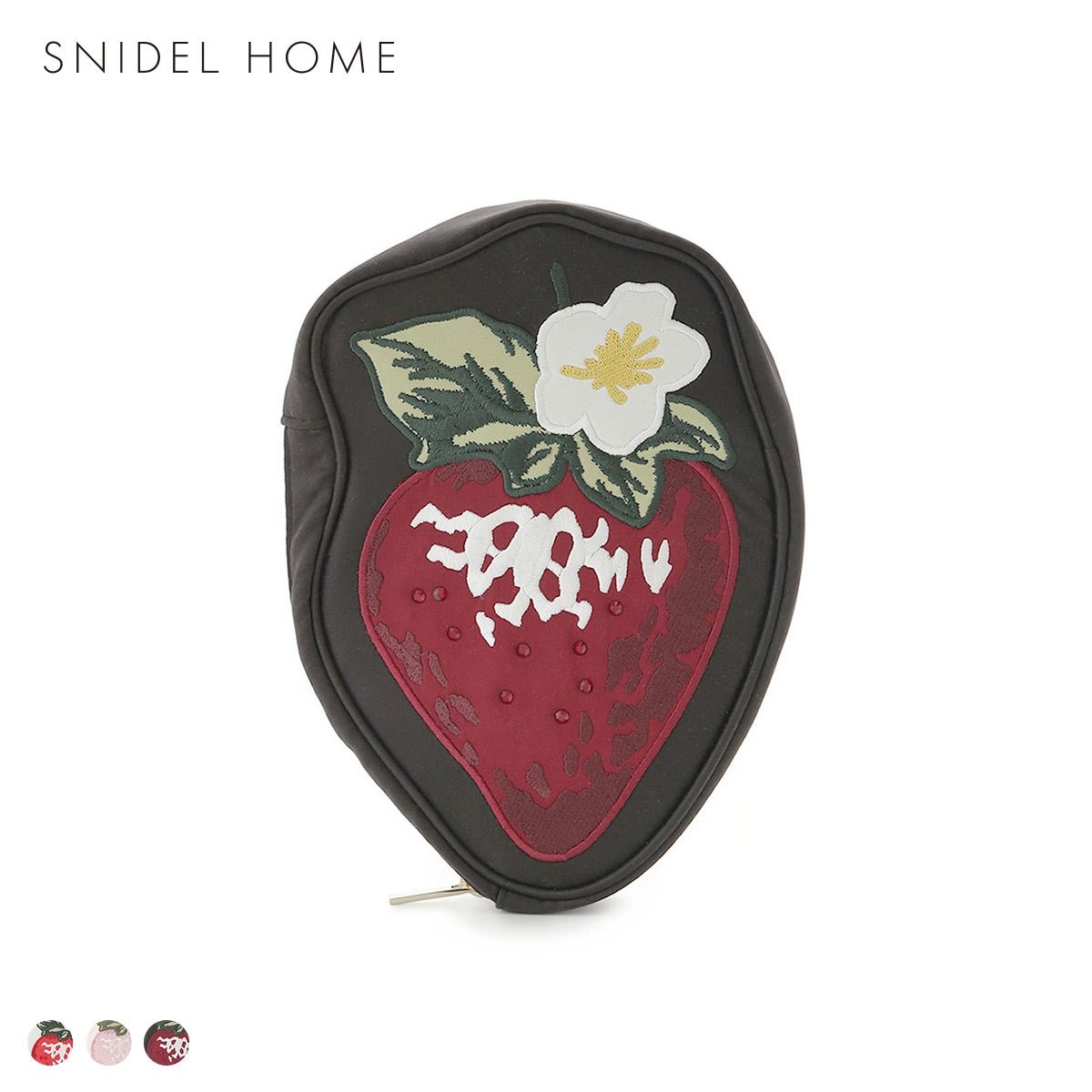 スナイデルホーム ストロベリーポーチ SNIDEL HOME(BK-ブラック-Free)