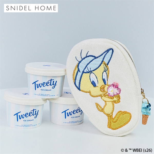スナイデルホーム Tweety ポーチ SNIDEL HOME
