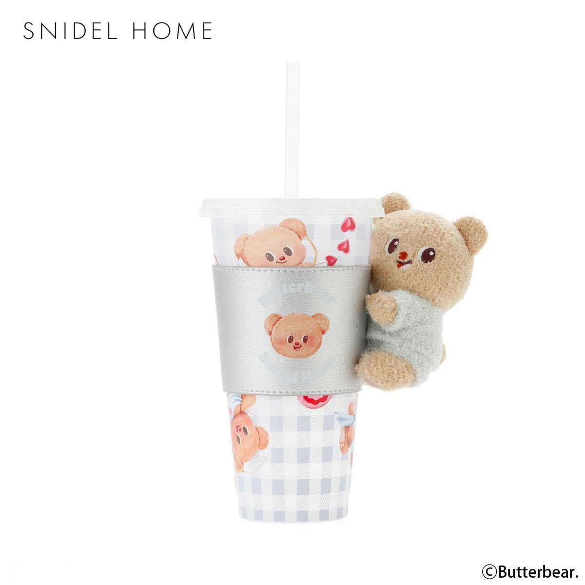 スナイデルホーム BUTTERBEAR タンブラー バターベア SNIDEL HOME(LBU-薄ブルー-Free)