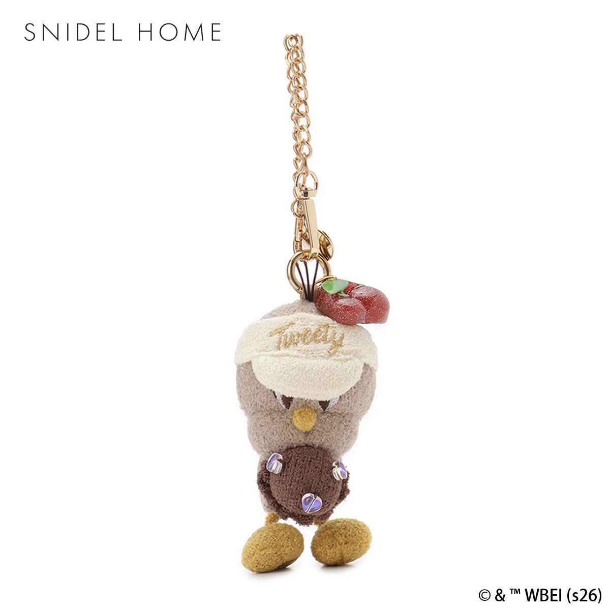 スナイデルホーム Tweety ぬいぐるみチャーム SNIDEL HOME(BR-ブラウン-Free)