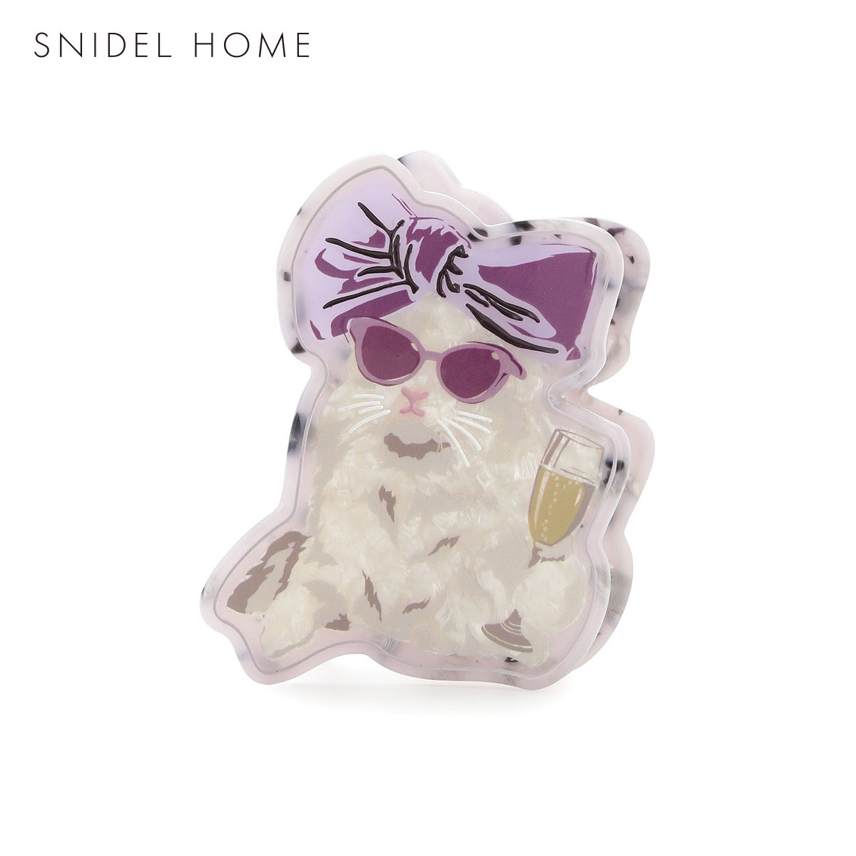 スナイデルホーム セレブバスキャットバンスクリップ SNIDEL HOME(LV-ラベンダー-Free)