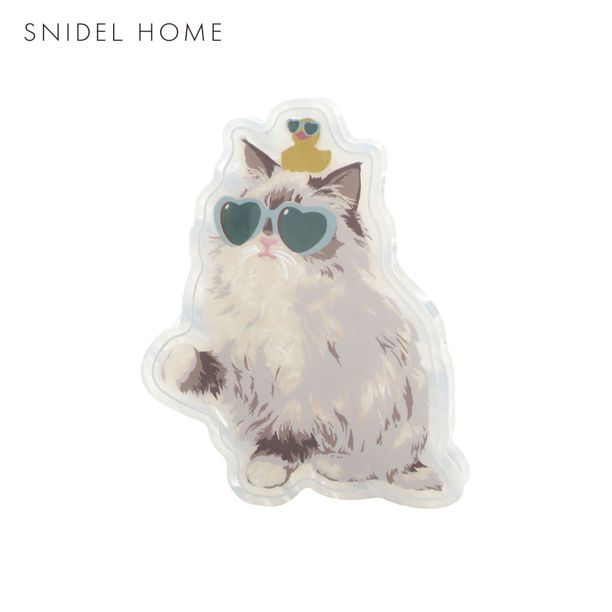スナイデルホーム セレブバスキャットバンスクリップ SNIDEL HOME(LBU-薄ブルー-Free)