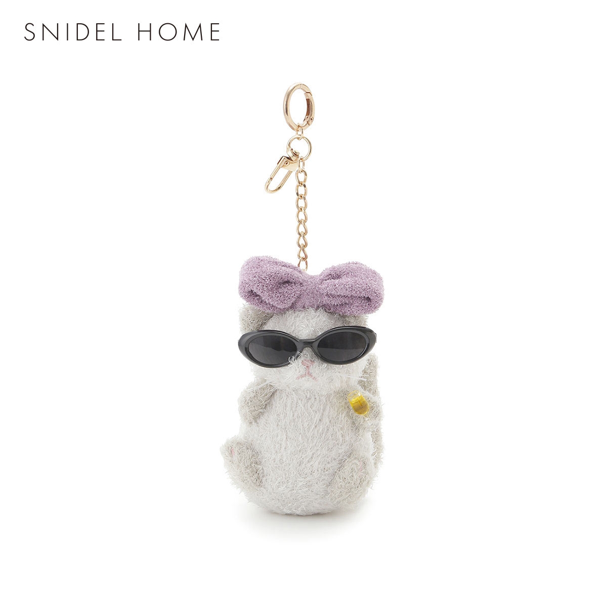 スナイデルホーム セレブバスキャットサングラスチャーム SNIDEL HOME(LV-ラベンダー-Free)