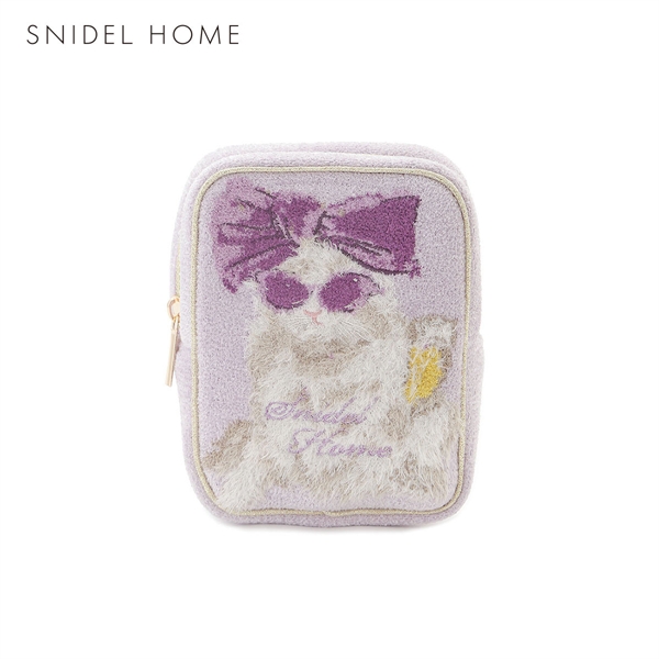 スナイデルホーム セレブバスキャットニットポーチ SNIDEL HOME