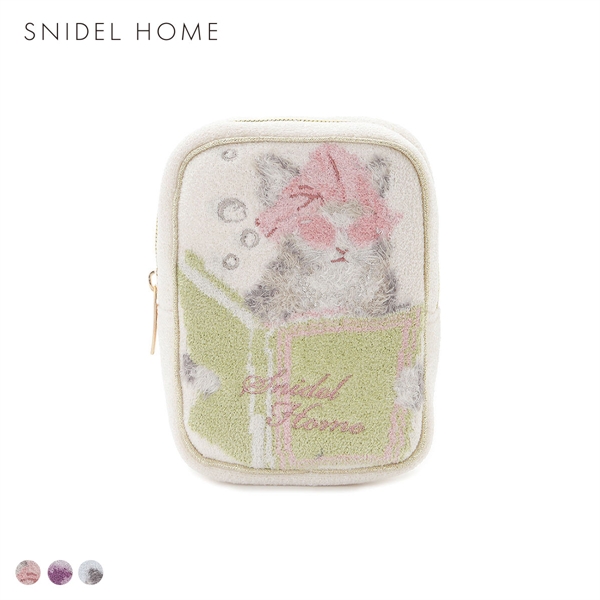 スナイデルホーム セレブバスキャットニットポーチ SNIDEL HOME
