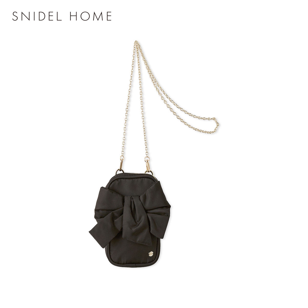 スナイデルホーム デザインリボンマルチポーチ SNIDEL HOME(BK-ブラック-Free)