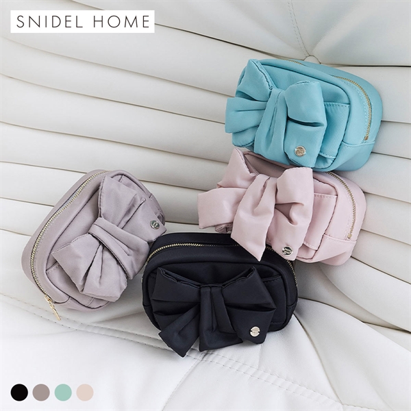 スナイデルホーム デザインリボンポーチ SNIDEL HOME