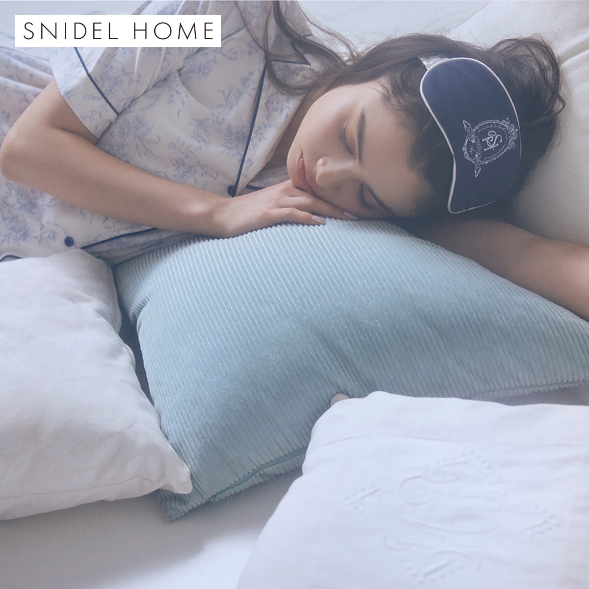 スナイデルホーム ICEDFABRIC+R アイマスク SNIDEL HOME(NV-ネイビー-Free)