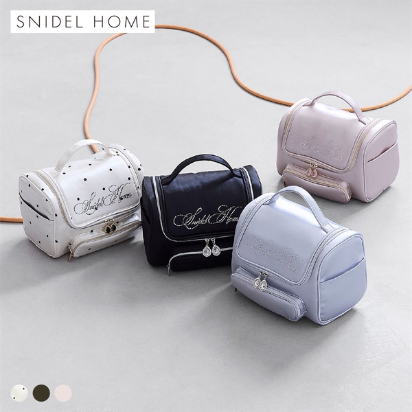 スナイデルホーム ビジューロゴトラベルポーチ SNIDEL HOME