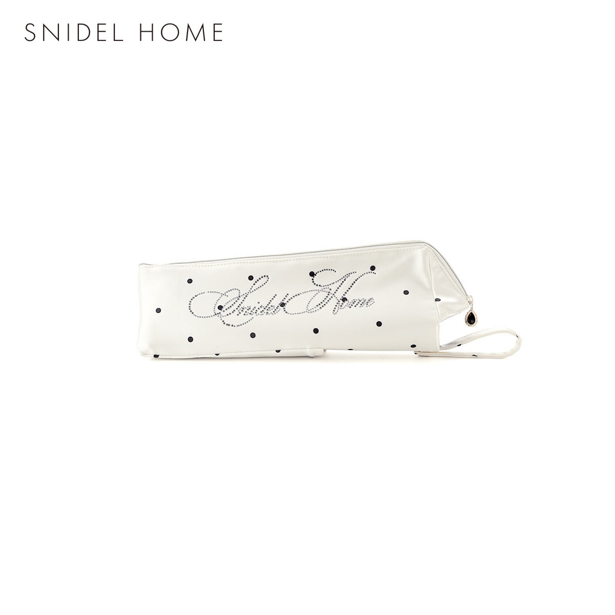 スナイデルホーム ビジューロゴヘアアイロンケース SNIDEL HOME(IV-アイボリー-Free)