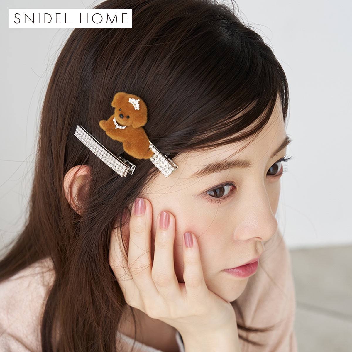 スナイデルホーム DOGビジューヘアピンセット SNIDEL HOME(B-Free)