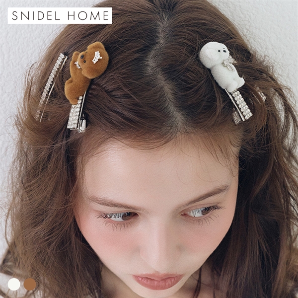 スナイデルホーム DOGビジューヘアピンセット SNIDEL HOME