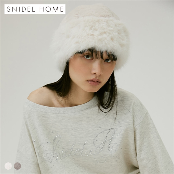 スナイデルホーム ファーハット SNIDEL HOME