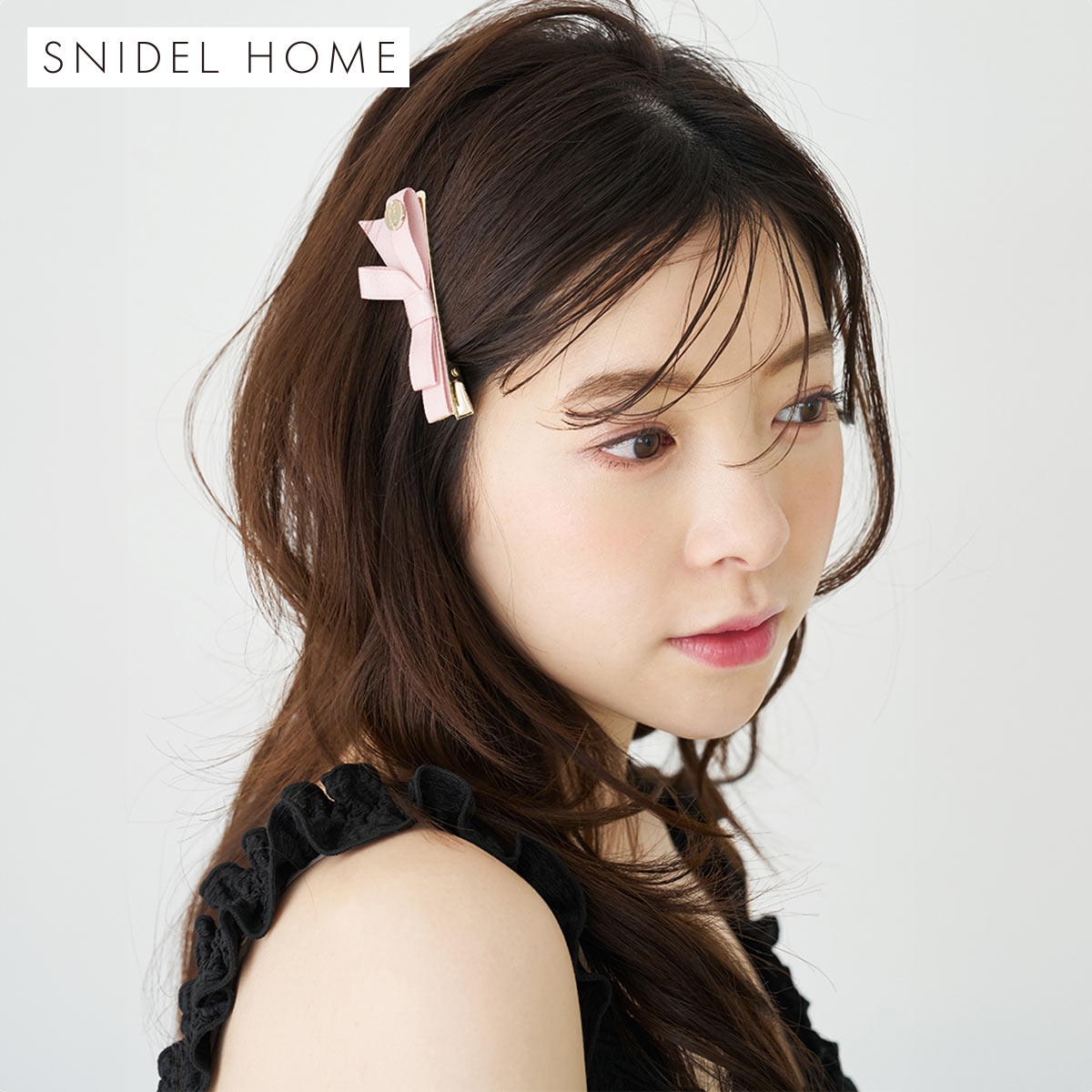 スナイデルホーム リボンヘアピンセット SNIDEL HOME(PI-ピンク-Free)