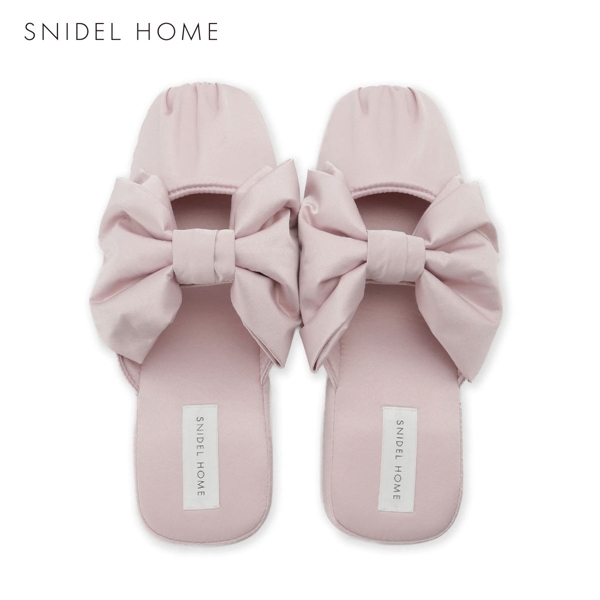 スナイデルホーム リボンスリッパ パジャマ ルームウェア SNIDEL HOME