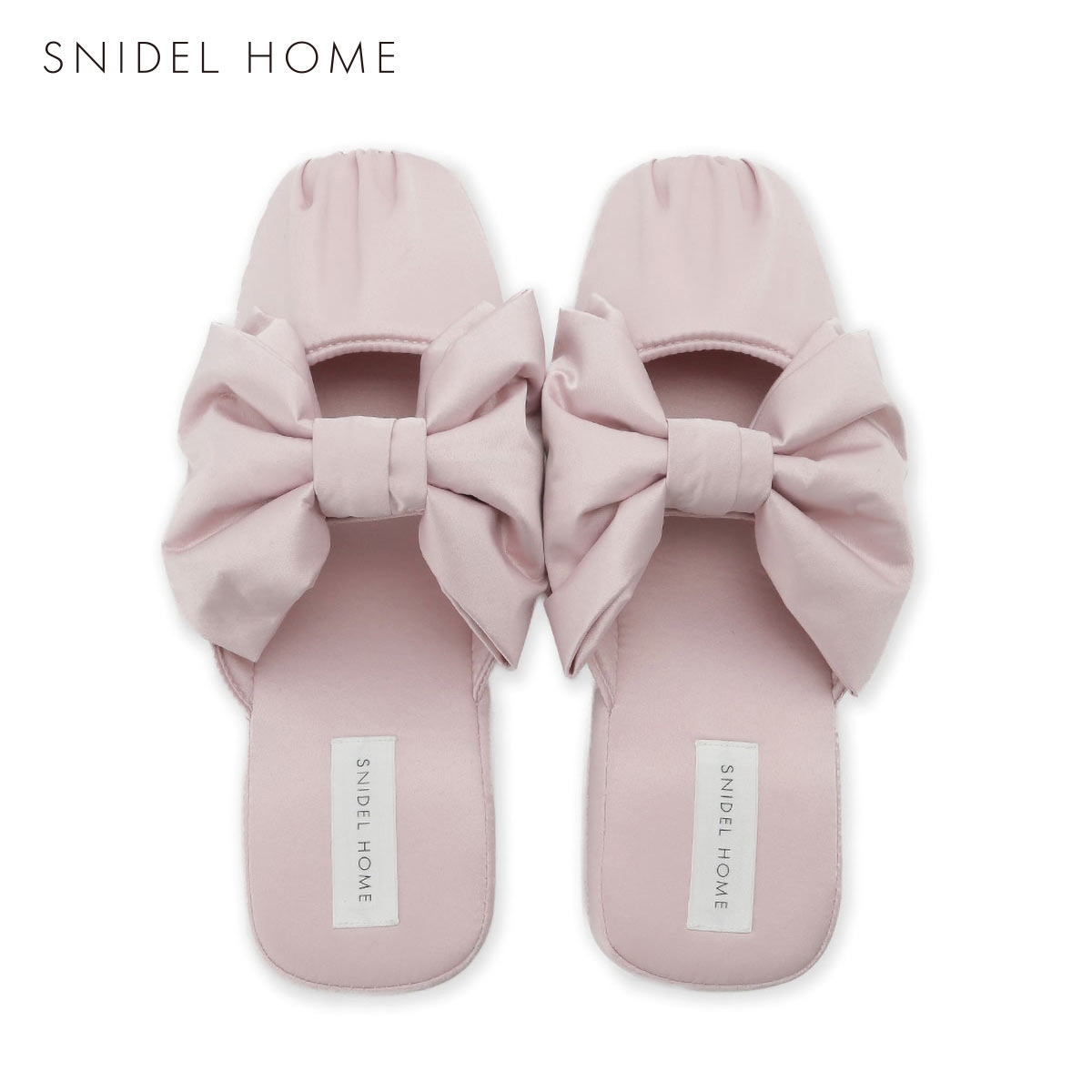 スナイデルホーム リボンスリッパ パジャマ ルームウェア SNIDEL HOME(PI-ピンク-Free)