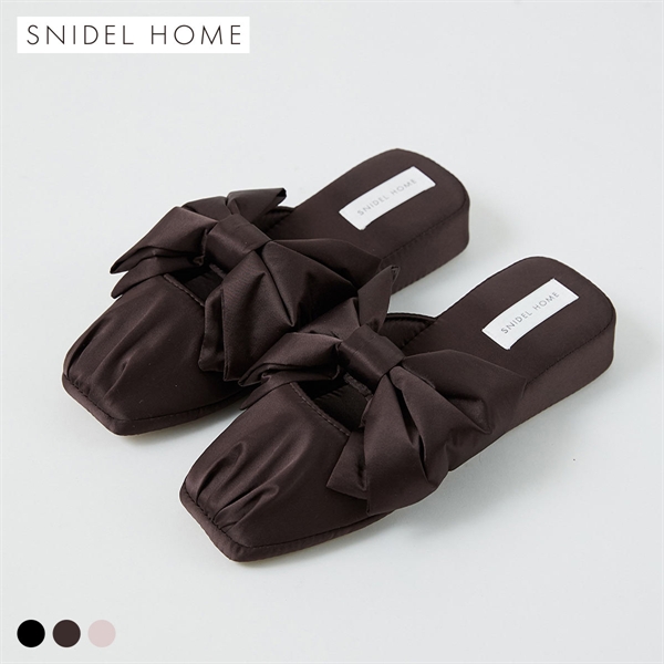 スナイデルホーム リボンスリッパ パジャマ ルームウェア SNIDEL HOME