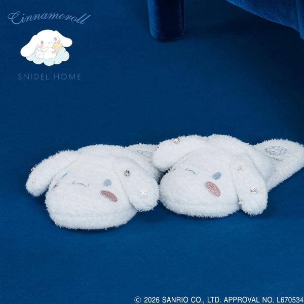 スナイデルホーム Cinnamoroll スリッパ ルームシューズ パジャマ ルームウェア シナモロール サンリオ SANRIO SNIDEL HOME