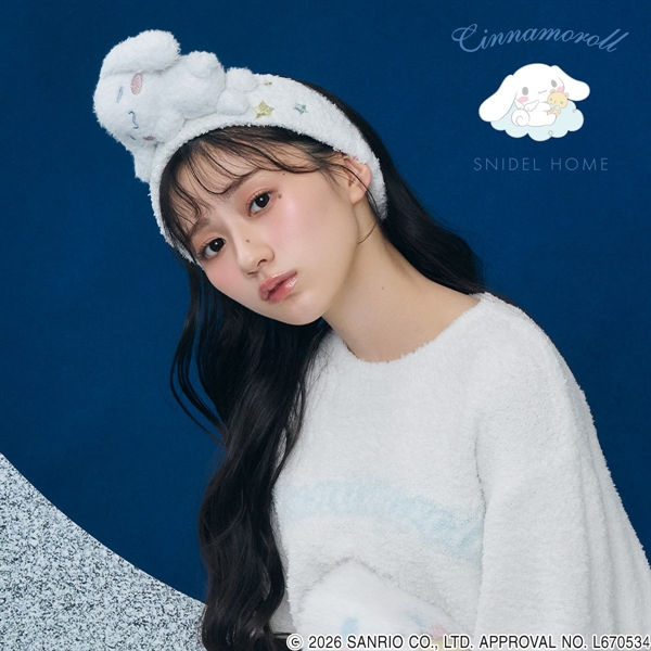 スナイデルホーム Cinnamoroll ヘアターバン パジャマ ルームウェア シナモロール サンリオ SANRIO SNIDEL HOME