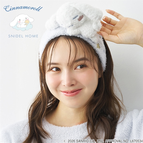 スナイデルホーム Cinnamoroll ヘアターバン パジャマ ルームウェア シナモロール サンリオ SANRIO SNIDEL HOME