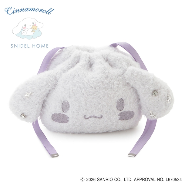 スナイデルホーム Cinnamoroll 巾着ニットポーチ シナモロール サンリオ SANRIO SNIDEL HOME
