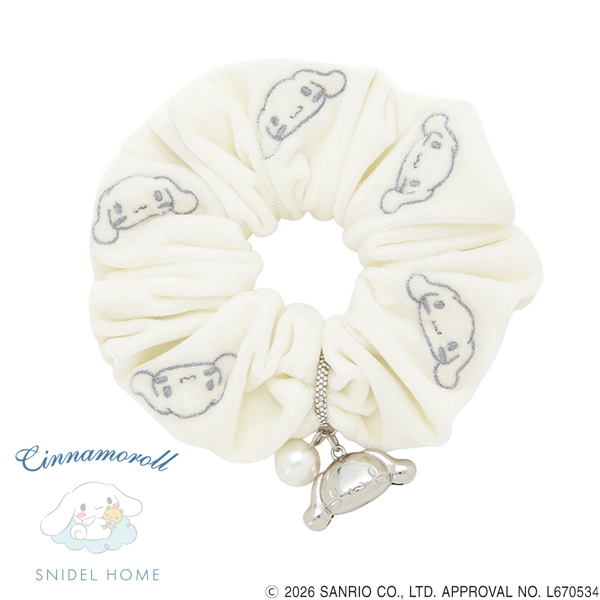 スナイデルホーム Cinnamoroll ベロアシュシュ シナモロール サンリオ SANRIO SNIDEL HOME