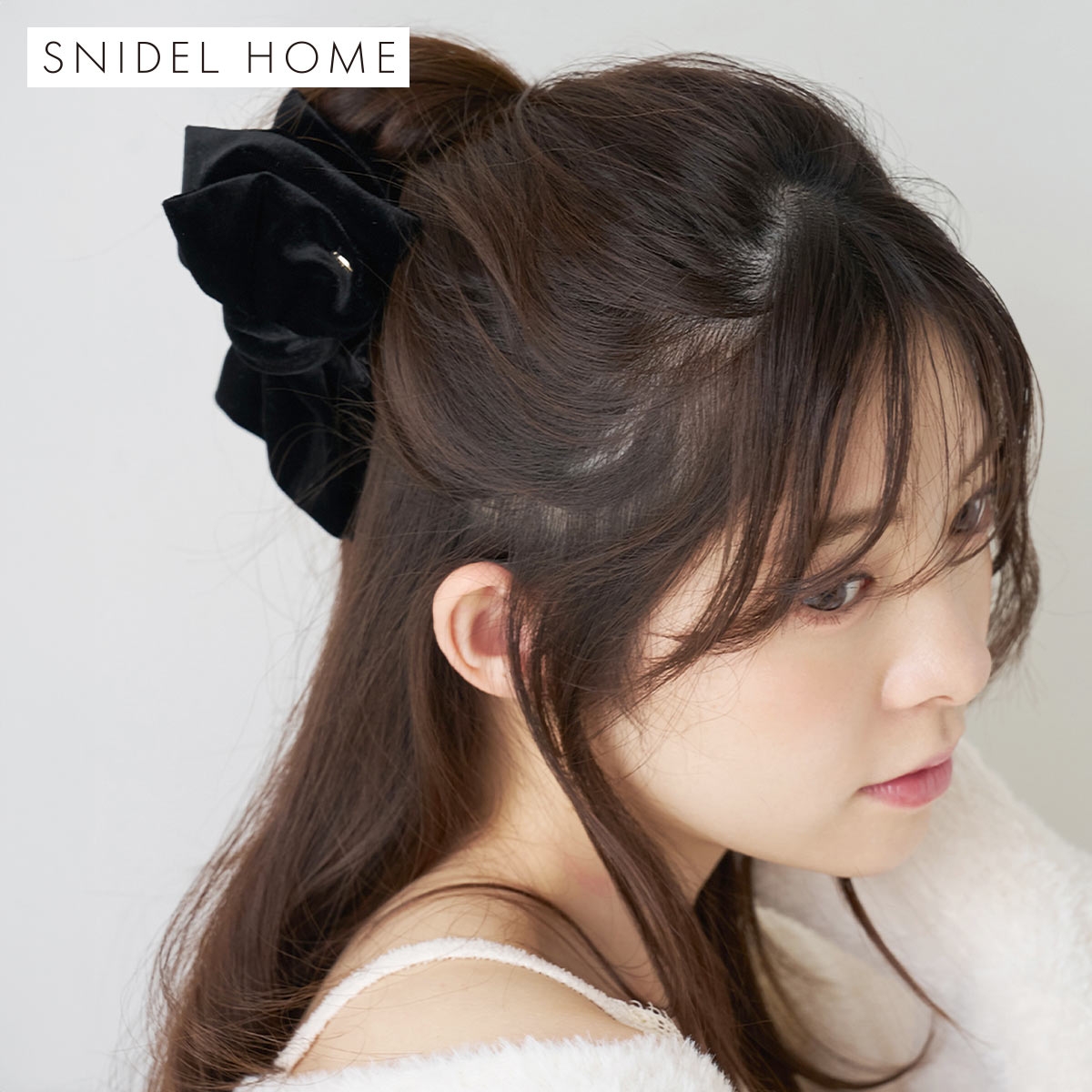 スナイデルホーム リボンヘアバンス SNIDEL HOME(BK-ブラック-Free)