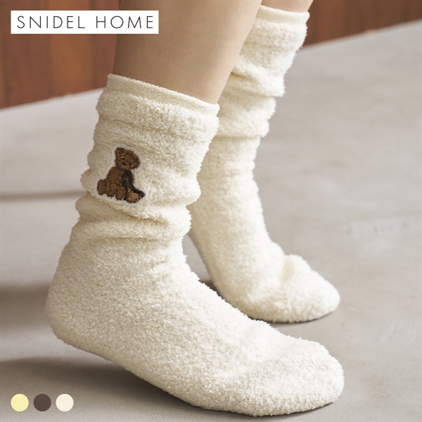 スナイデルホーム ベアニットソックス パジャマ ルームウェア SNIDEL HOME