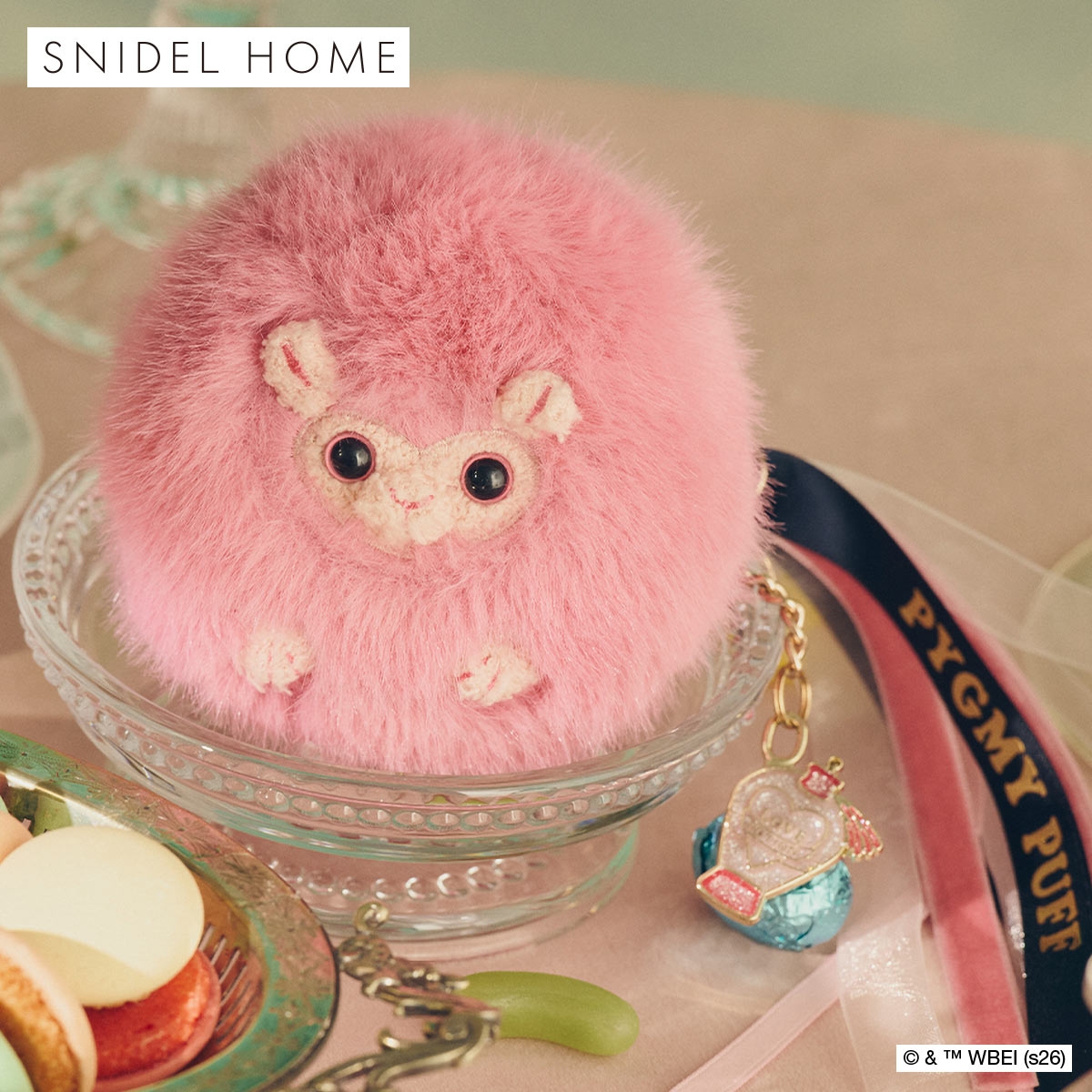 スナイデルホーム ハリー・ポッター Milcrea モチーフニットチャーム SNIDEL HOME Harry Potter(PI-ピンク-Free)