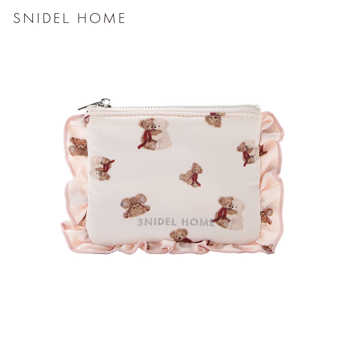 スナイデルホーム ベア総柄ポーチ SNIDEL HOME(PI-ピンク-Free)