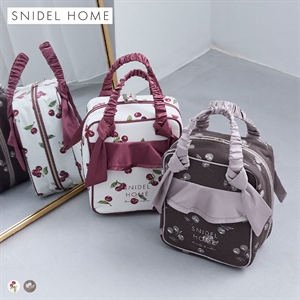 スナイデルホーム キャンバストラベルポーチ（CHERRY) SNIDEL HOME