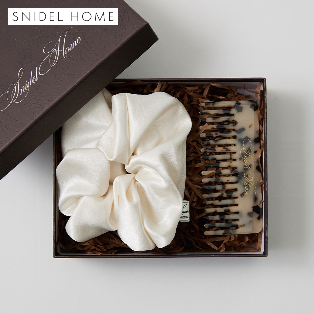 スナイデルホーム コーム＆シュシュ ギフトセット ギフトセット SNIDEL HOME(BR-ブラウン-Free)