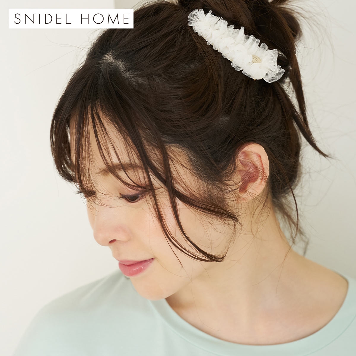 スナイデルホーム チュールへアピン SNIDEL HOME(WH-ホワイト-Free)