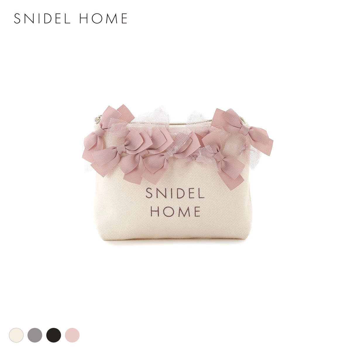 スナイデルホーム リボンポーチ SNIDEL HOME(PI-ピンク-Free)