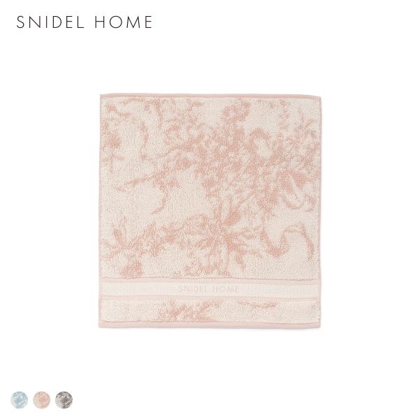スナイデルホーム リボン花柄ジャガードハンドタオル SNIDEL HOME