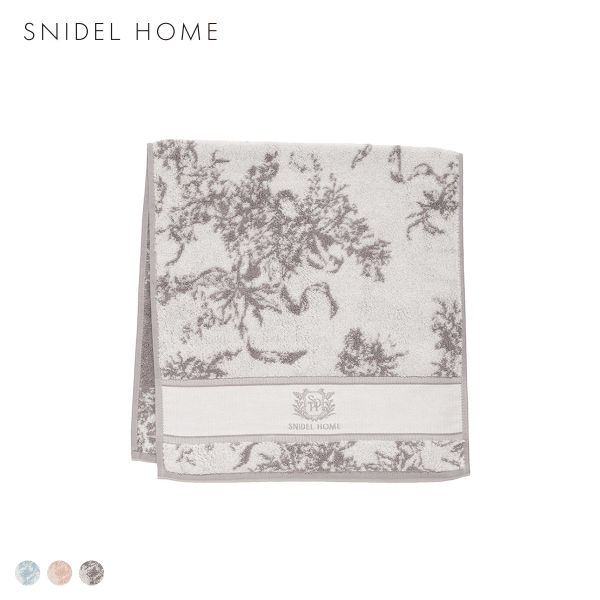 スナイデルホーム リボン花柄ジャガードフェイスタオル SNIDEL HOME
