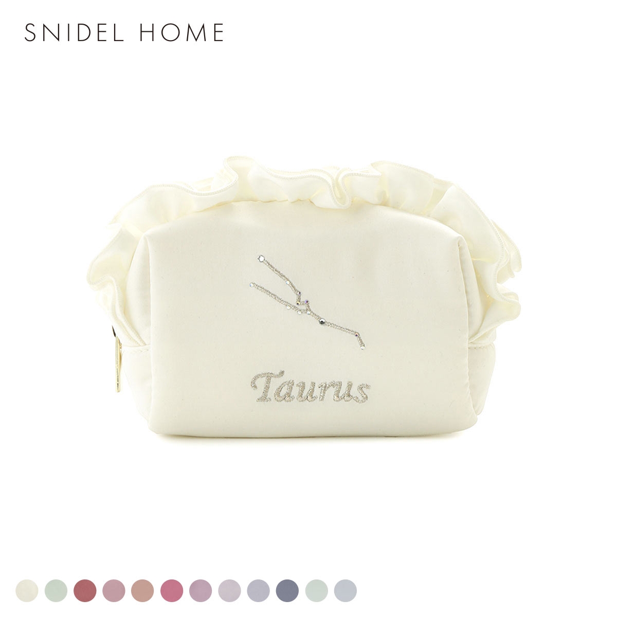 スナイデルホーム 星座刺繍ポーチ SNIDEL HOME(SL-シルバー-Free)