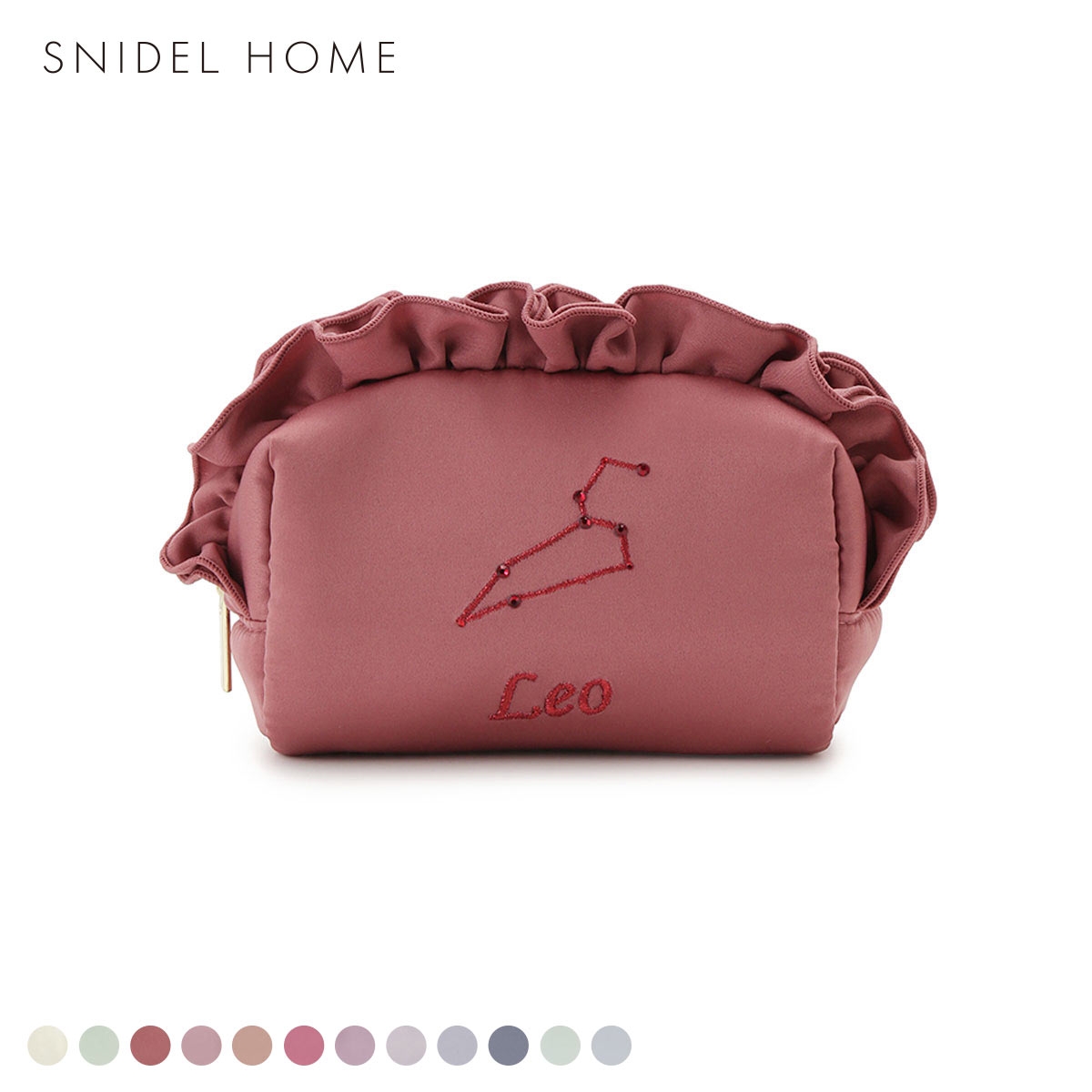 スナイデルホーム 星座刺繍ポーチ SNIDEL HOME(RE-レッド-Free)
