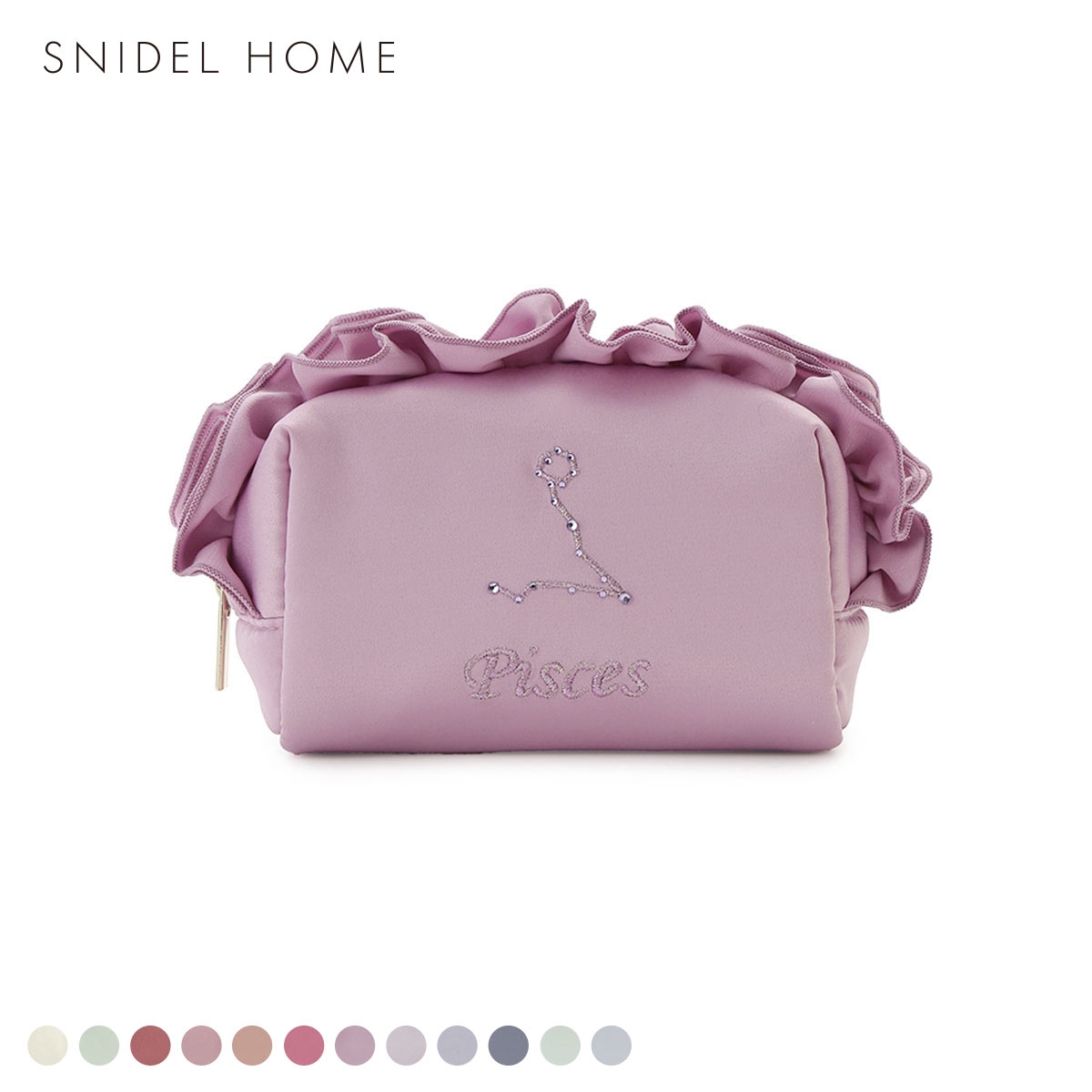 スナイデルホーム 星座刺繍ポーチ SNIDEL HOME(LV-ラベンダー-Free)