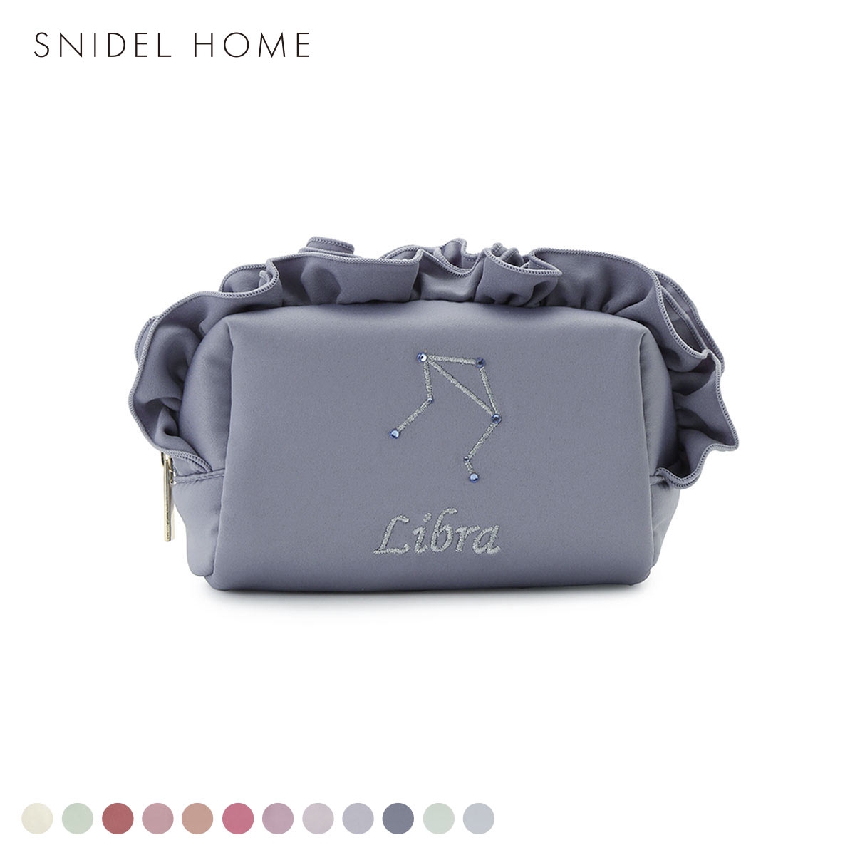 スナイデルホーム 星座刺繍ポーチ SNIDEL HOME(SX-サックス-Free)