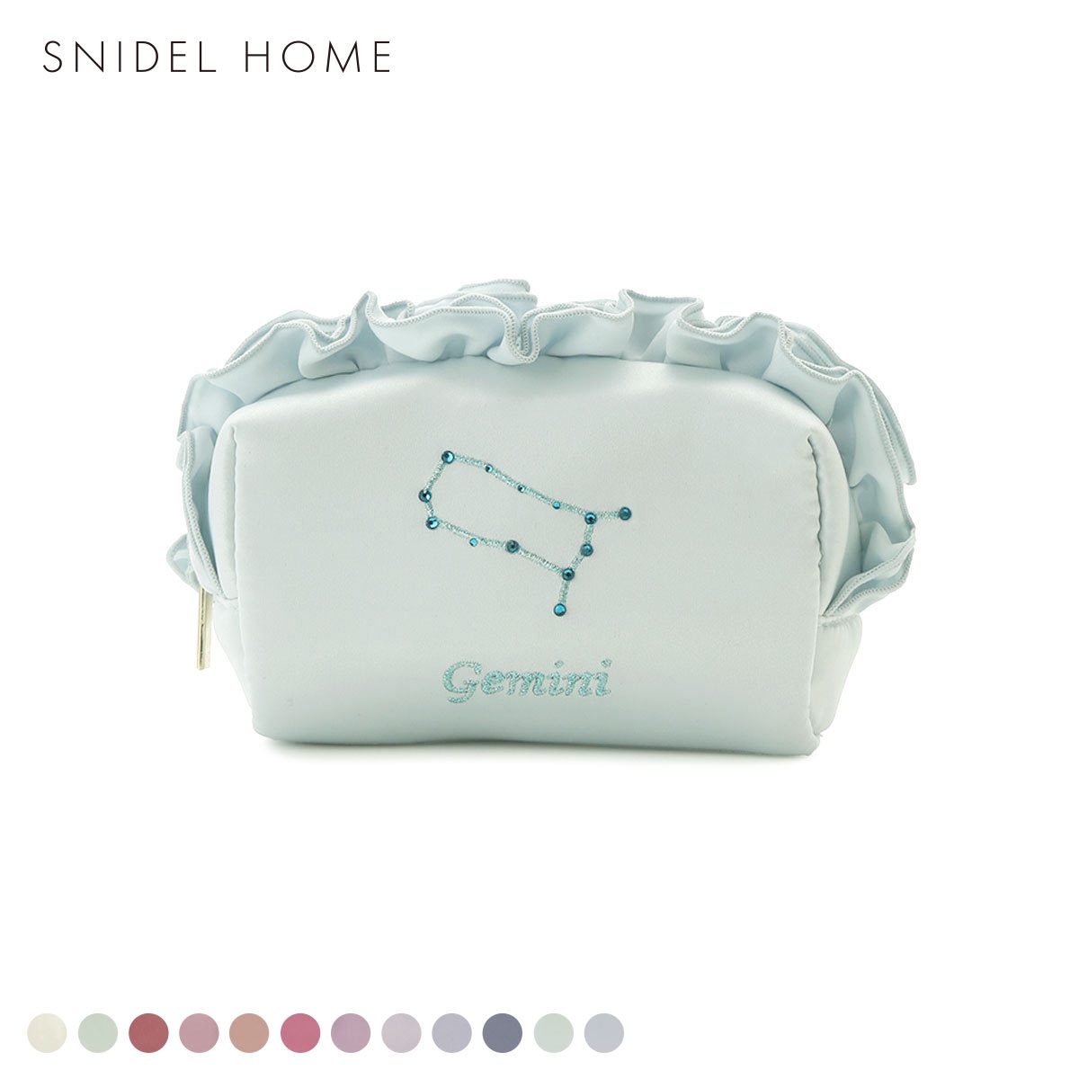 スナイデルホーム 星座刺繍ポーチ SNIDEL HOME(TU-ターコイズ-Free)