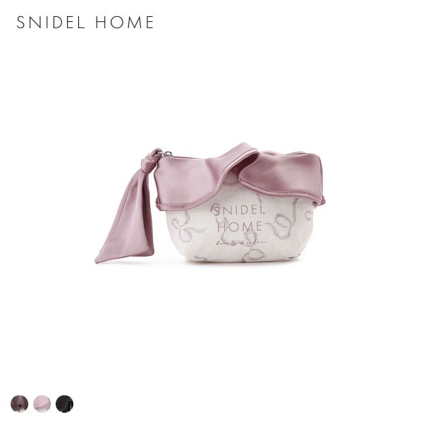 スナイデルホーム オーガニックキャンバスポーチ リボン RIBBON SNIDEL HOME