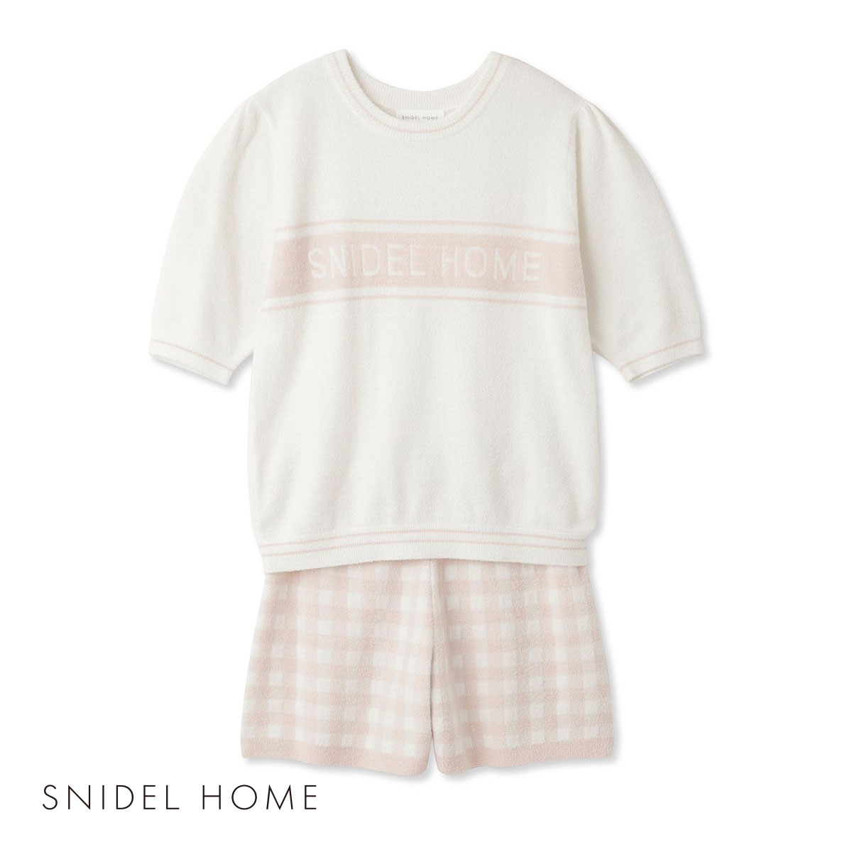 SNIDELHOME スナイデルホーム　ルームウェア　セット Amazon | スナイデルホーム SNIDEL HOME ロゴジャカードギンガム