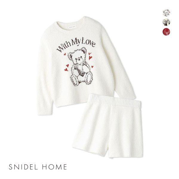 30%OFF スナイデルホーム モチーフジャガードセットアップ パジャマ ルームウェア SNIDEL HOME 30%OFF スナイデルホーム モチーフジャガードセットアップ パジャマ ルームウェア SNIDEL HOME